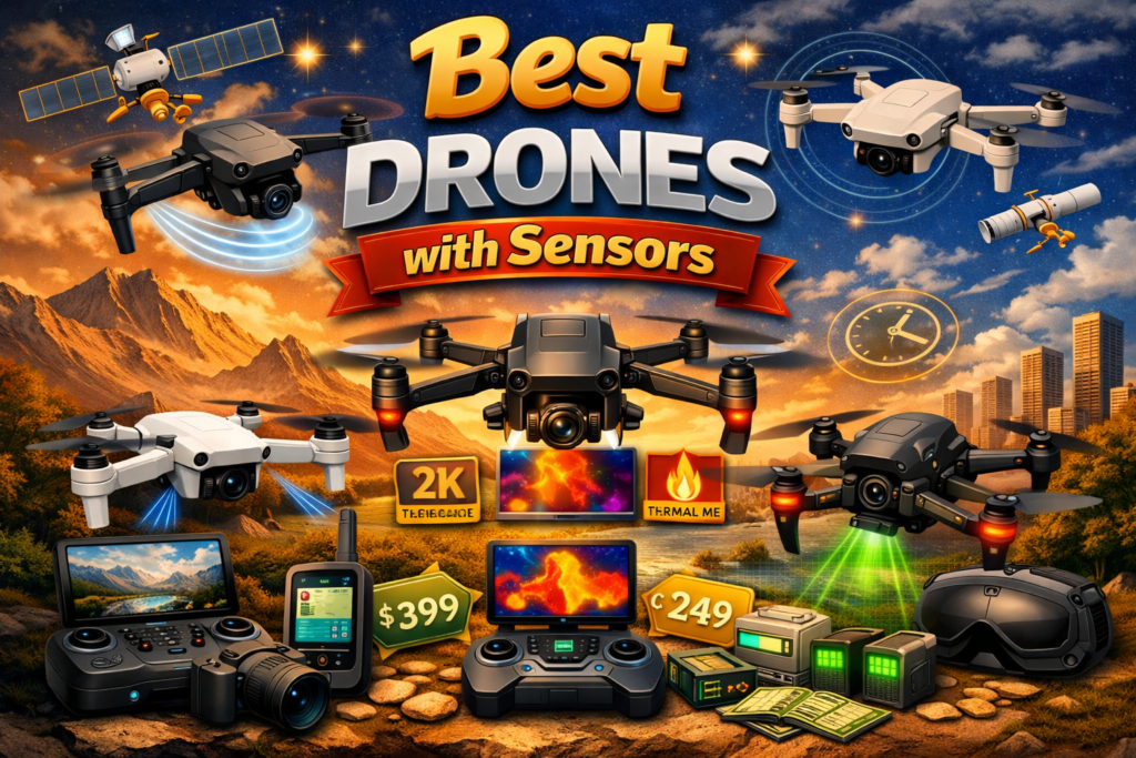 drones with sensors