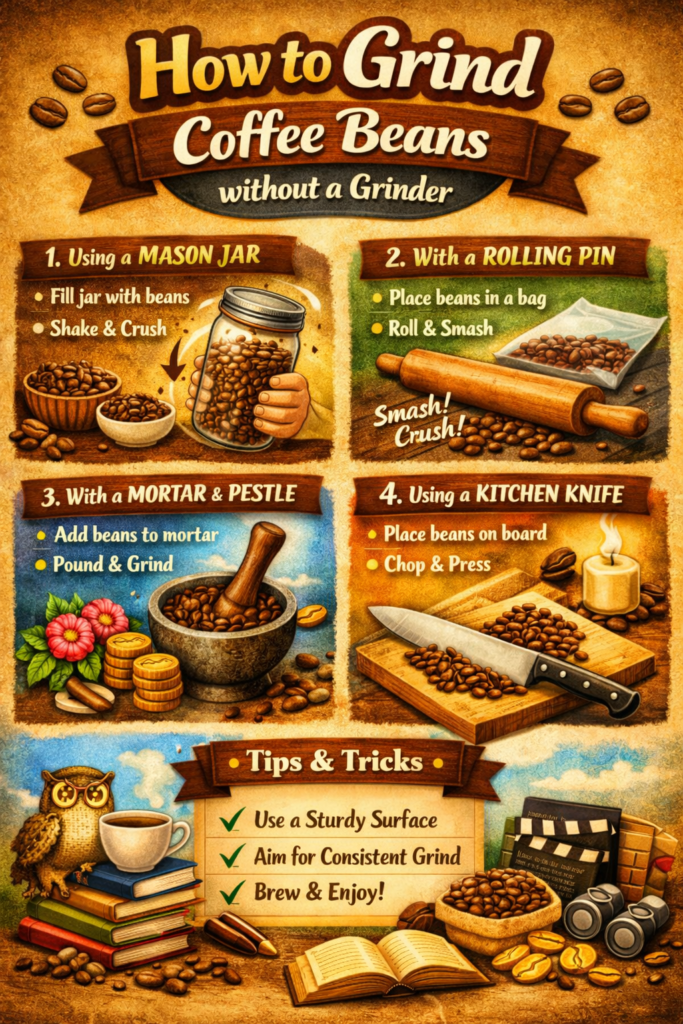 No Grinder? No Problem: 7 Genius Ways to Grind Coffee Beans at Home