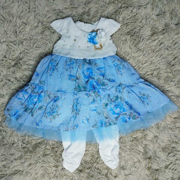 Blue Baby Girl Frock