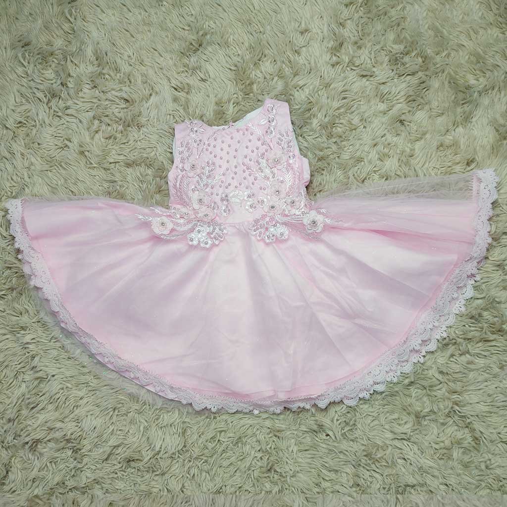 Pink Mehni Baby Girl Frock