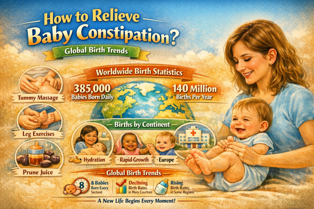 How to Relieve Baby Constipation Quickly & Safely