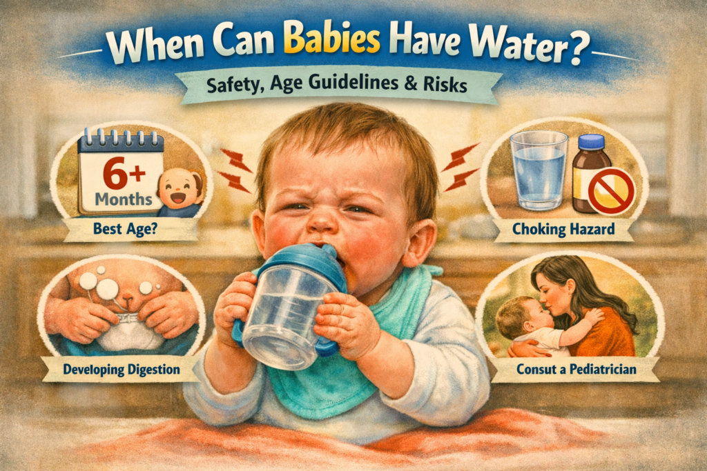 When Can Babies Have Water? Safety, Age Guidelines & Risks