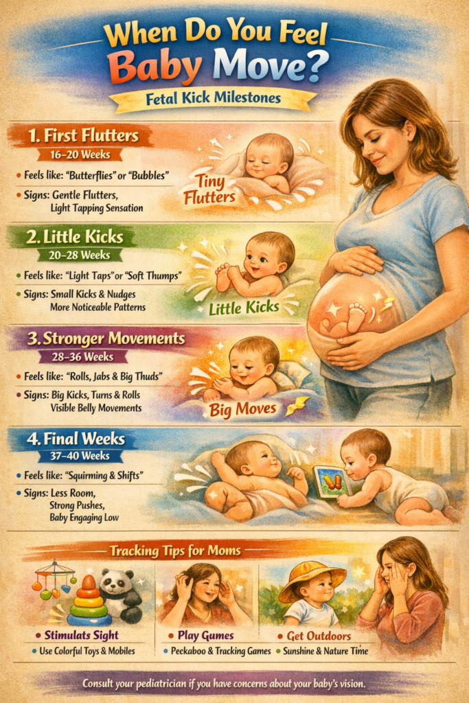 When Do You Feel Baby Move Inside Mother's Womb?