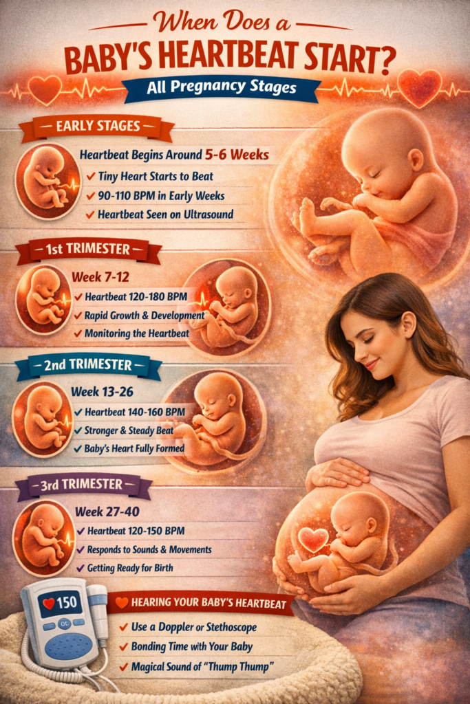 When Does a Baby's Heartbeat Start? All Pregnancy Stages
