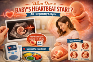 When baby develop heart beat in mothers womb