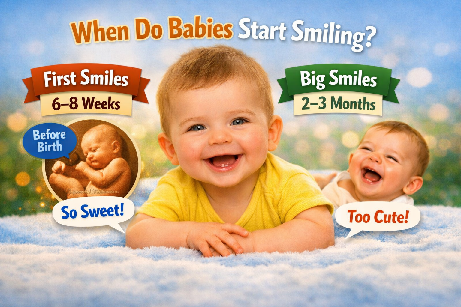 When do Baby Start Smiling