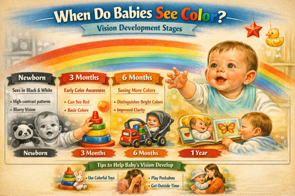 When Do Babies See Color? Vision Development Stages