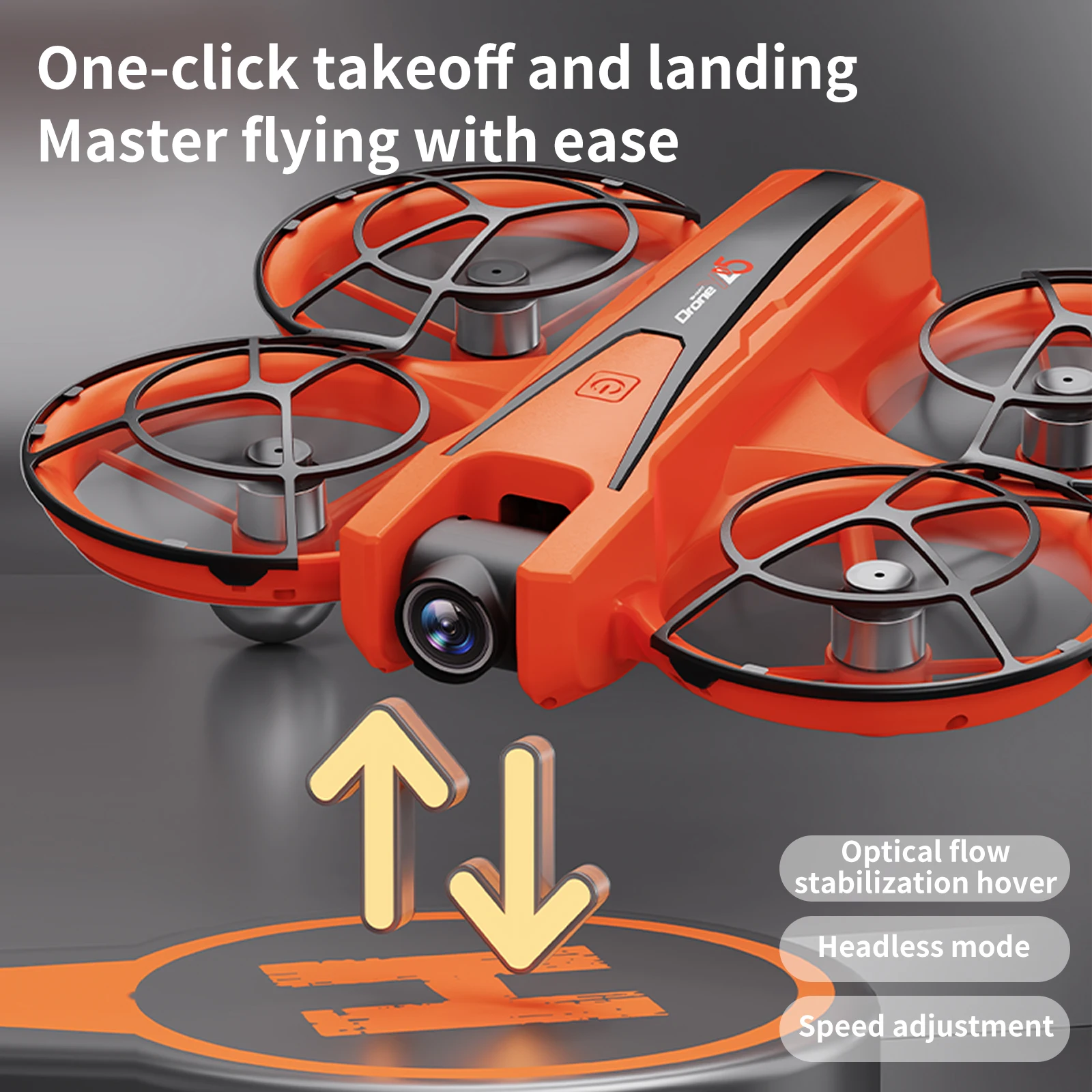YL05 HD Camera Drone LCD RC Screen Remote Control Brushless FPV UAV Optical Flow Positioning 360° Flip Quadcopter Helicopter Toy - Image 4