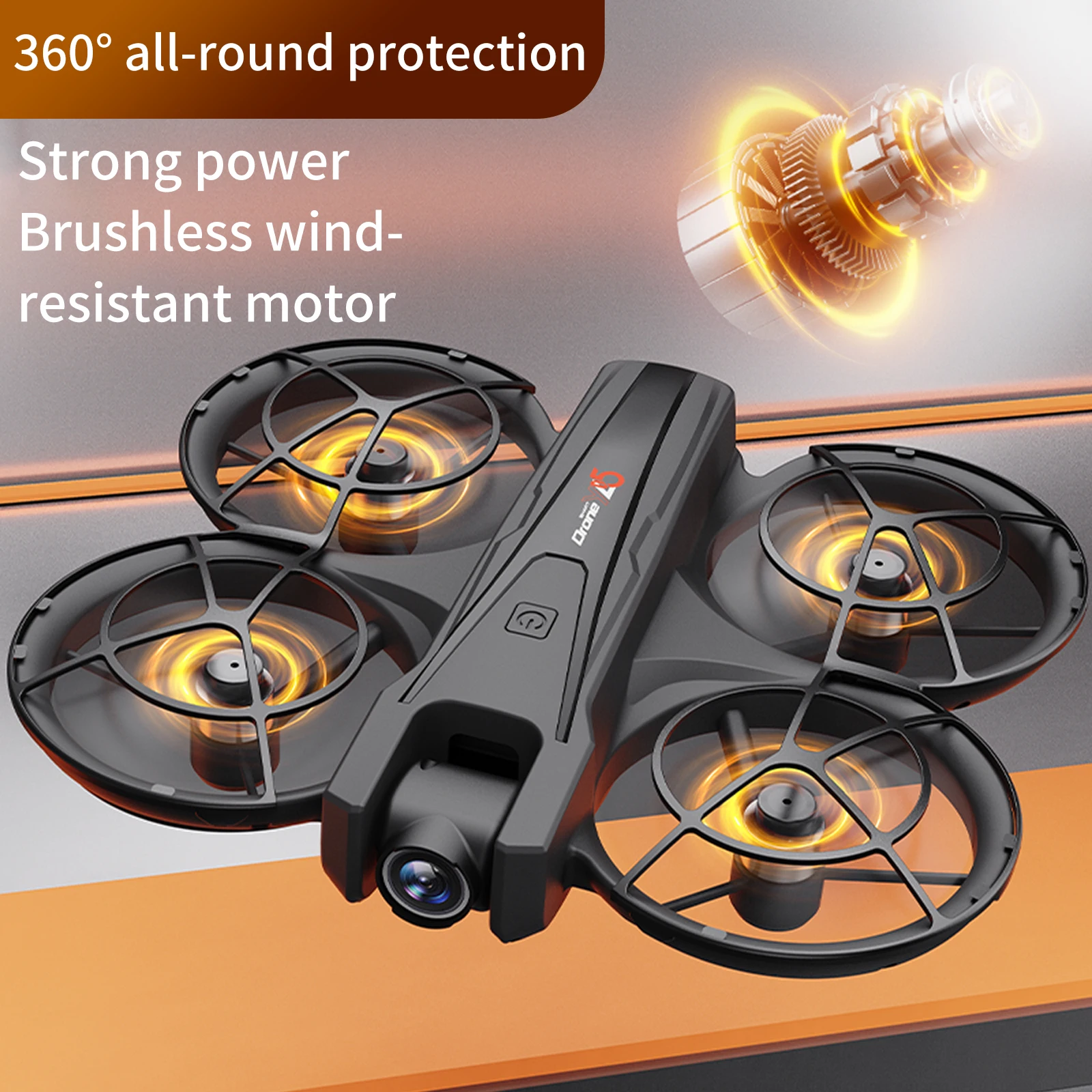 YL05 HD Camera Drone LCD RC Screen Remote Control Brushless FPV UAV Optical Flow Positioning 360° Flip Quadcopter Helicopter Toy - Image 3