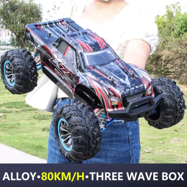 Super-Large F21A 1:10 Scale All-Metal Brushless High-Speed RC Car - Four-Wheel Drive Off-Road Vehicle with Remote Control