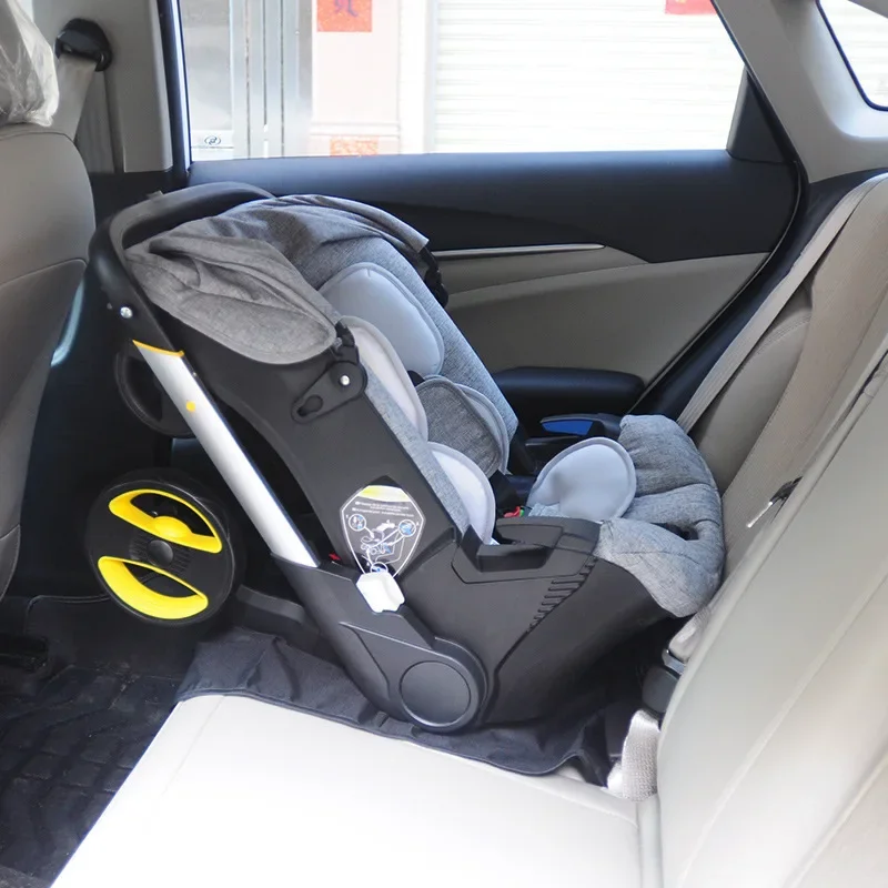 Baby Stroller 3 in 1 With Car Seat Baby Cart Foldable Baby Carriage Prams For Newborns Pram - Image 3