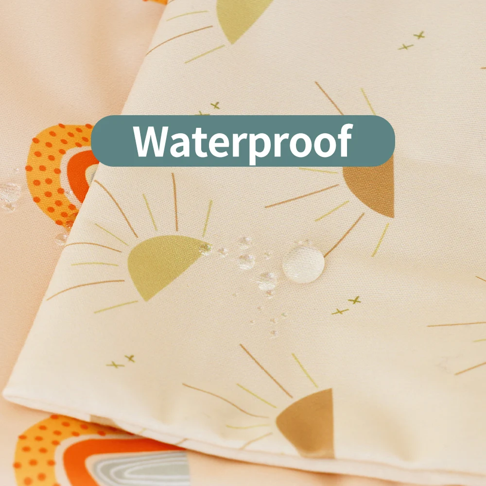 Elinfant 2PCS Washable Beach Pool Gym Bags For Swimsuits Wet Clothes Waterproof Cloth Diaper Bag Wet Dry Bag - Image 3