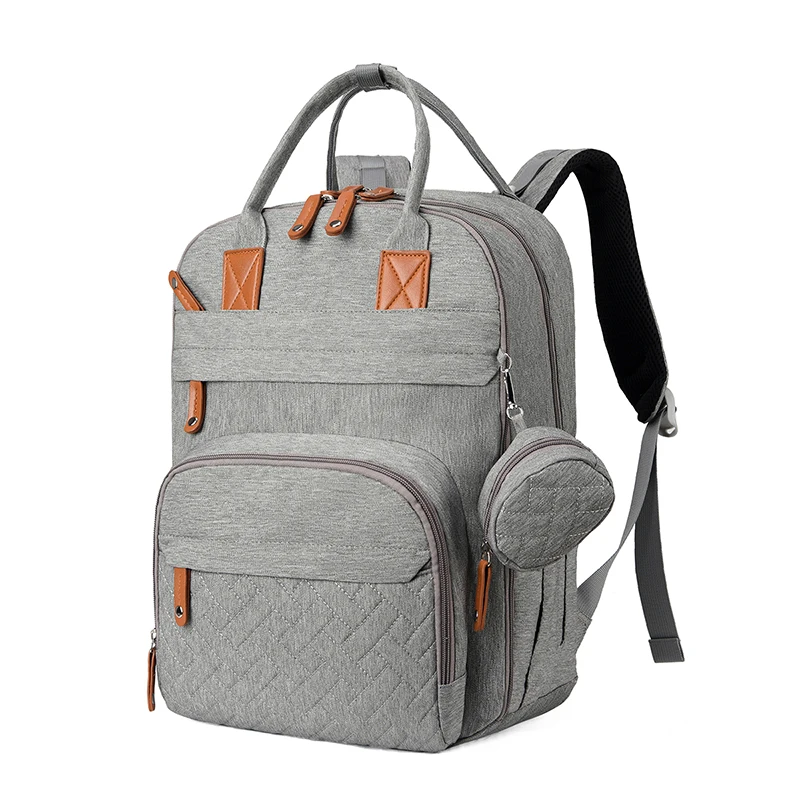 Diaper Bag Backpack Baby Essentials Travel Tote Multifunction Waterproof with Changing Station Pad Stroller Straps Big for Mommy - Image 3