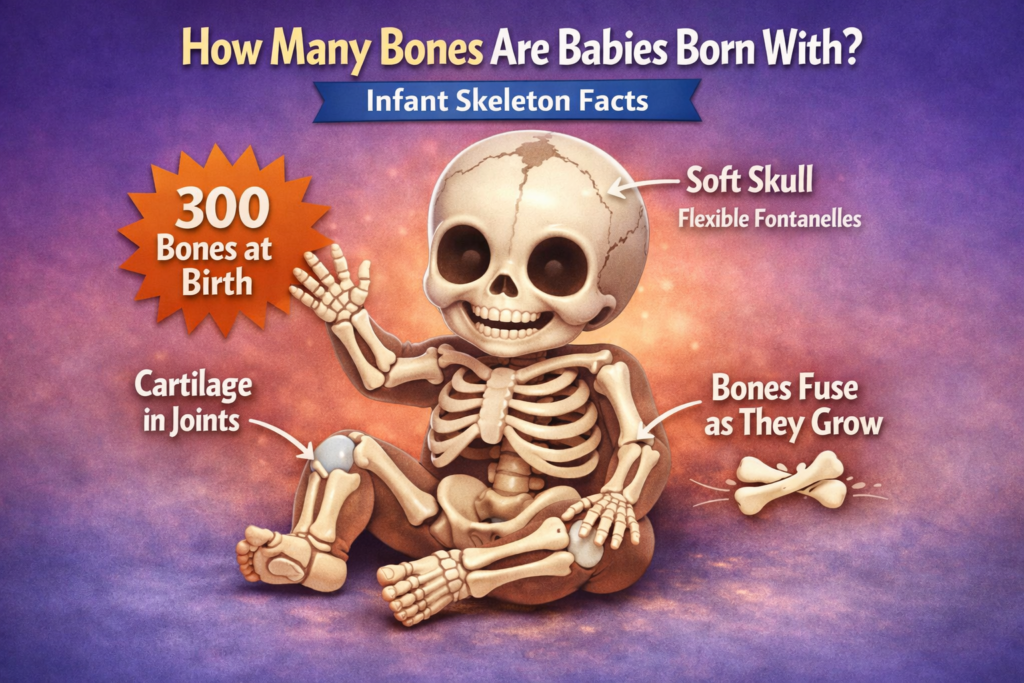 How Many Bones Are Babies Born With