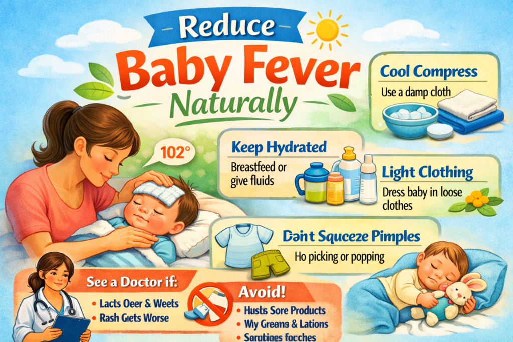 How to Reduce Fever in Baby Naturally