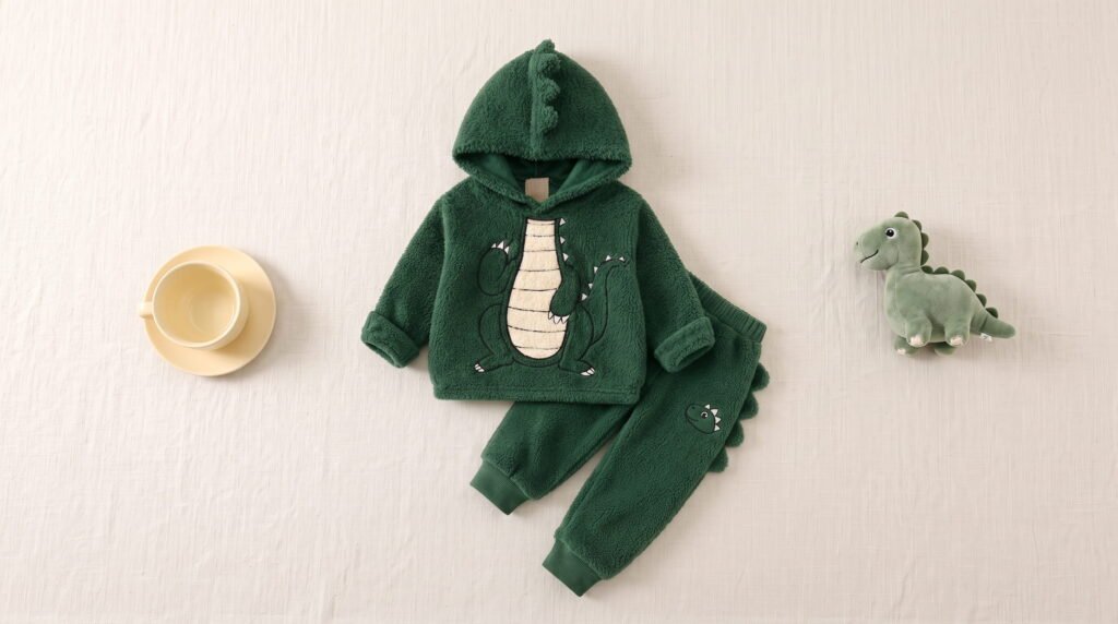 Green-Dino-Plush-Hoodie-Pent-set-scaled